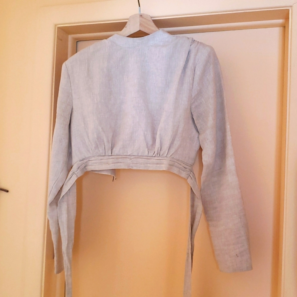 Crop top linen